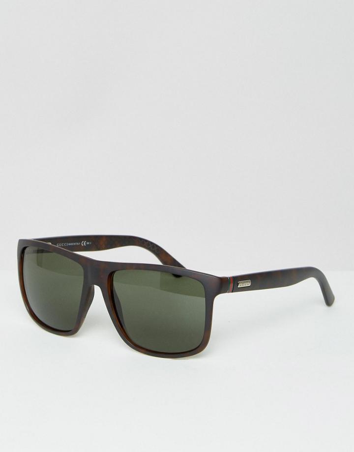 Gucci Visor Sunglasses Gg 1075/n/s - Brown