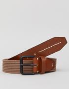 Jack & Jones Taupe Woven Belt-brown