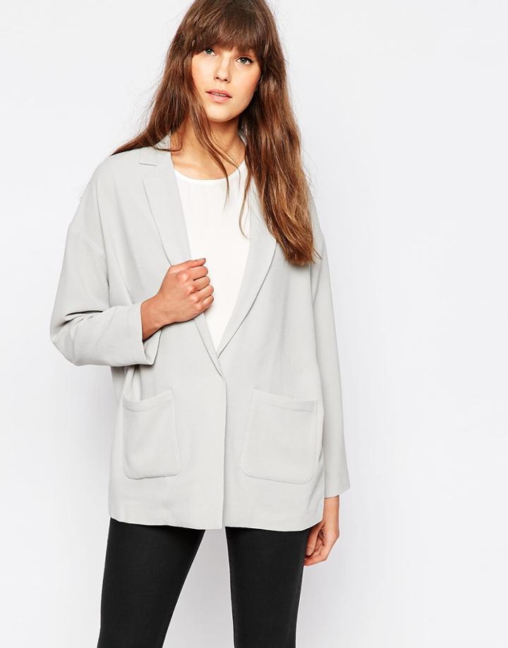 Vero Moda Longline Tailored Blazer - Black