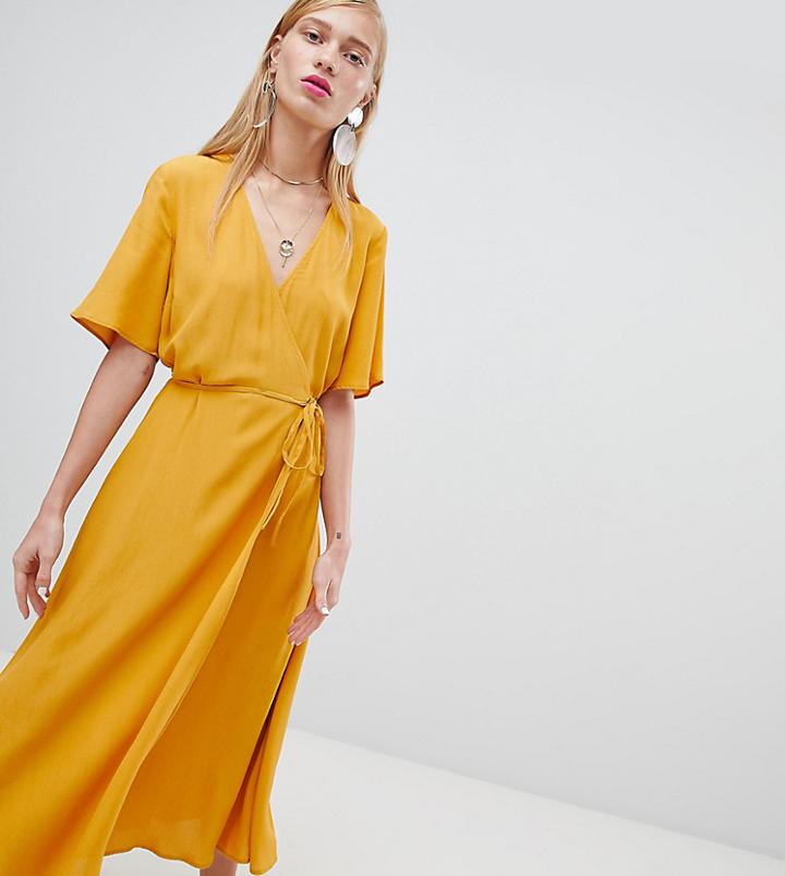 New Look Midi Wrap Dress