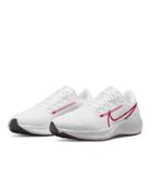 Nike Running Air Zoom Pegasus 38 Sneakers In White/mystic Hibiscus