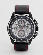 Police Black Watch With Black Multi Functional Dial - Black