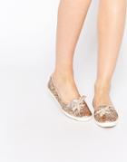 Keds Teacup Gold Glitter Sneakers - Gold