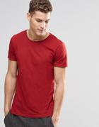 Boss Orange T-shirt With Crew Neck In Red - Red