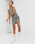 The Ragged Priest Checked Wrap Mini Skirt Two-piece - Multi