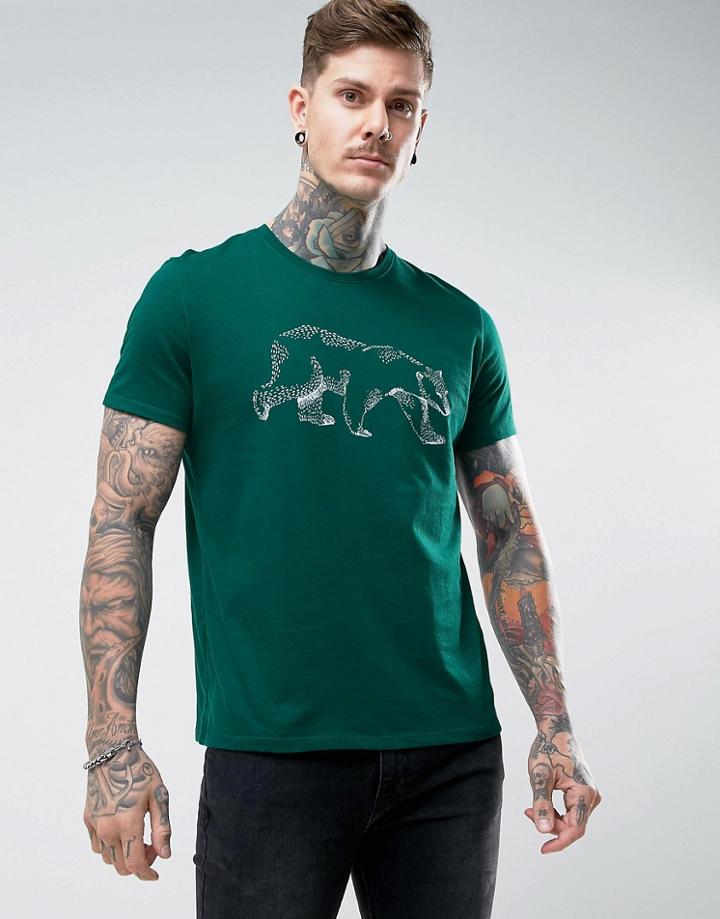 People Tree Bear T-shirt - Green