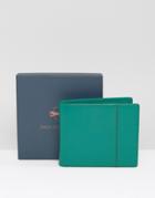 Paul Costelloe Leather Billfold Wallet In Green - Green