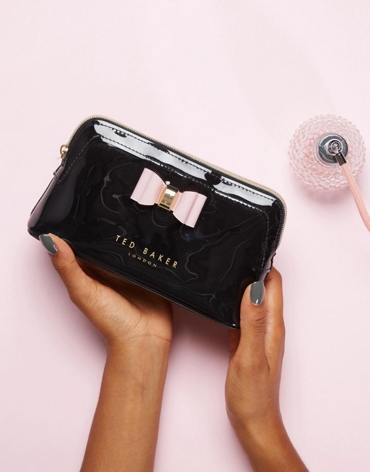 Ted Baker Bow Make Up Bag - Black