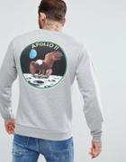 Asos Sweatshirt With Nasa Apollo Print - Gray