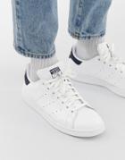 Adidas Originals Stan Smith Sneakers White And Navy - White