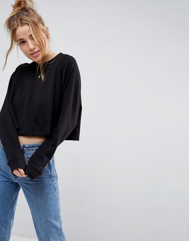 Asos Crop Swing Sweat - Multi