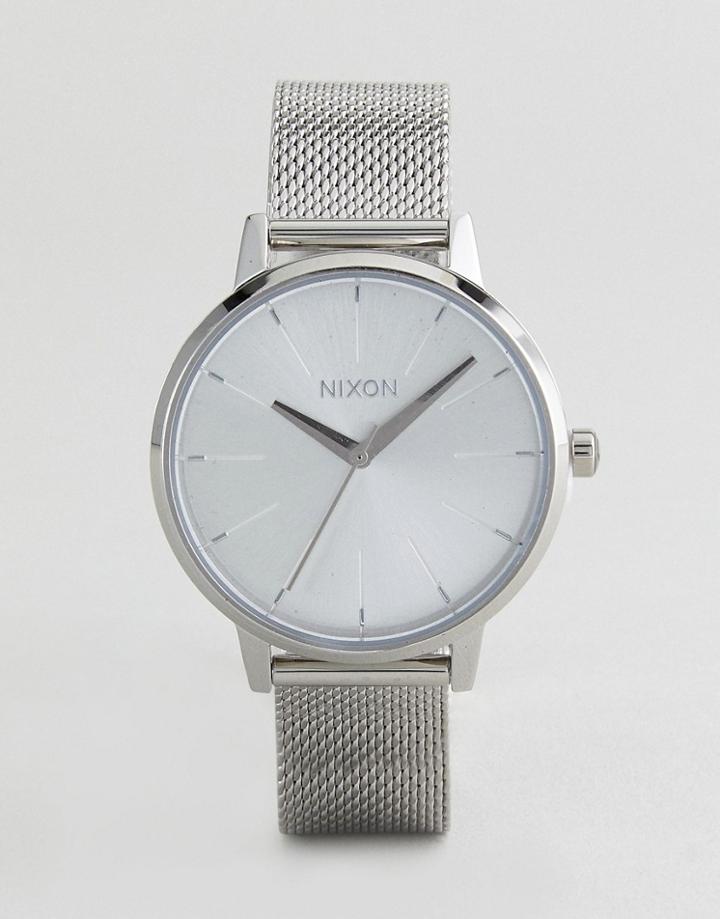 Nixon A1229 Kensington Milanese Mesh Watch In Silver - Silver