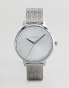 Nixon A1229 Kensington Milanese Mesh Watch In Silver - Silver