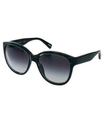 Dolce And Gabanna Gray On Black Sunglasses