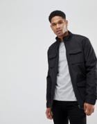 Stradivarius Utility Jacket In Black - Black