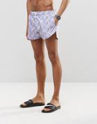 Abuze London Nuh Answa Short Swim Shorts - Purple