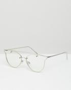 Jeepers Peepers Cat Eye Glasses In Clear - Clear