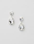 Krystal Swarovski Angelina Large Pear Drop Earrings - Crystal