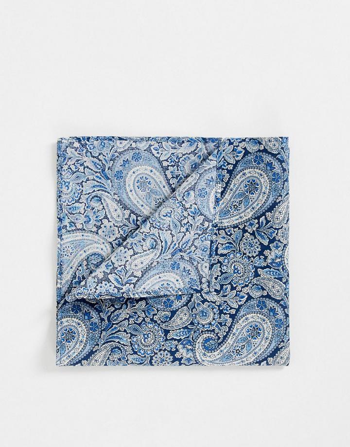 Gianni Feraud Liberty Print Paisley Pocket Square-multi
