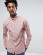 Selected Homme Shirt In Regular Fit - Pink