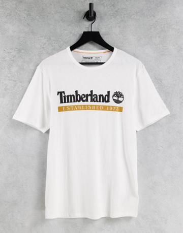 Timberland Established 1973 T-shirt In White