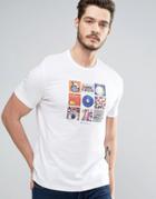 Ben Sherman Record Graphic T-shirt - White