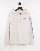 Abercombie & Fitch Hoodie In White