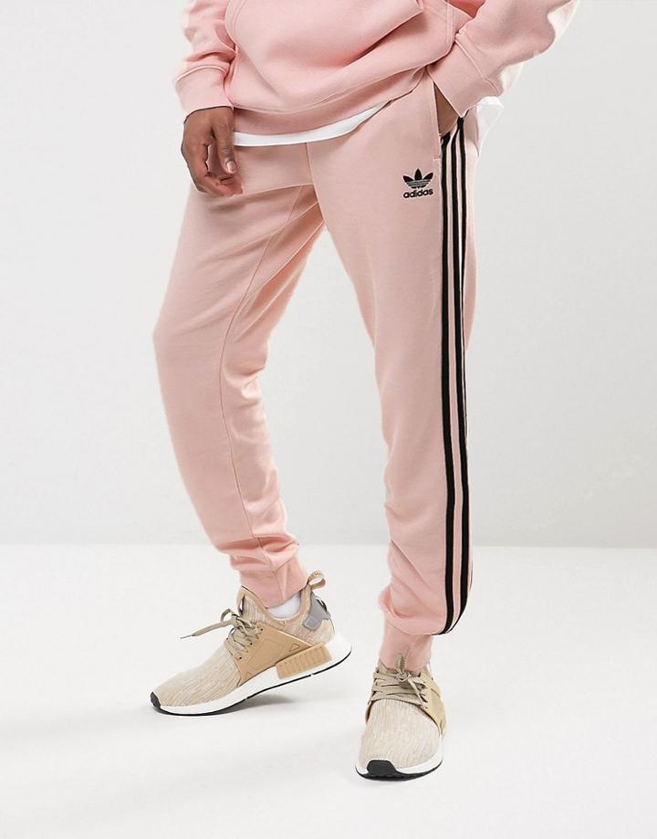 Adidas Originals Superstar Cuffed Jogger In Pink Bs4656 - Pink