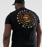 Asos Design Plus Organic Cotton T-shirt With Back Print-black
