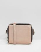 Pull & Bear Double Pocket Handbag - Pink