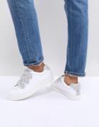 Suncoo Triple Velcro Mono Sneakers - White