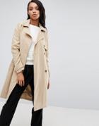 Samsoe & Samsoe Theon Trench Coat - Brown