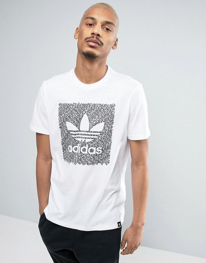 Adidas Skateboarding Wired Camo T-shirt Bj8722 - White