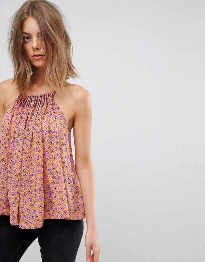 Vero Moda Floral Print Cami Top - Multi