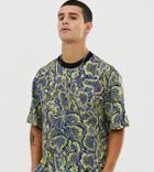 Collusion Snake Print T-shirt-multi