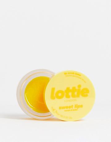 Lottie London Sweet Lips Mango Sorbet Lip Balm And Scrub-yellow