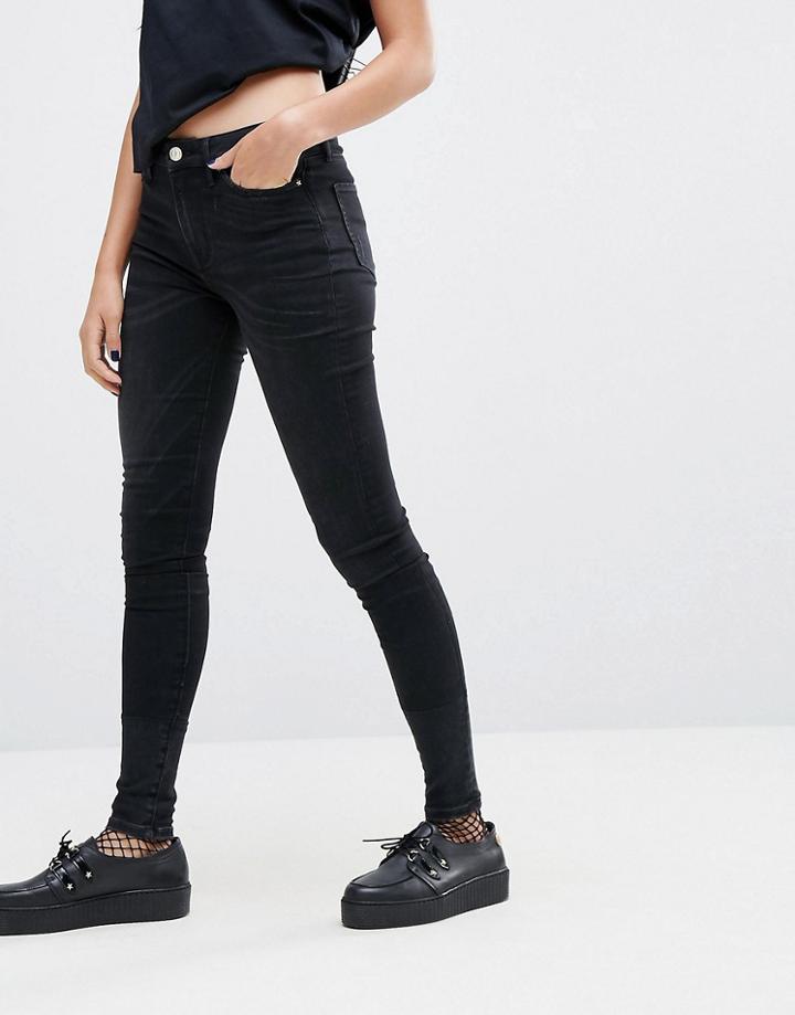 Gigi Hadid High Waist Skinny Jean - Black