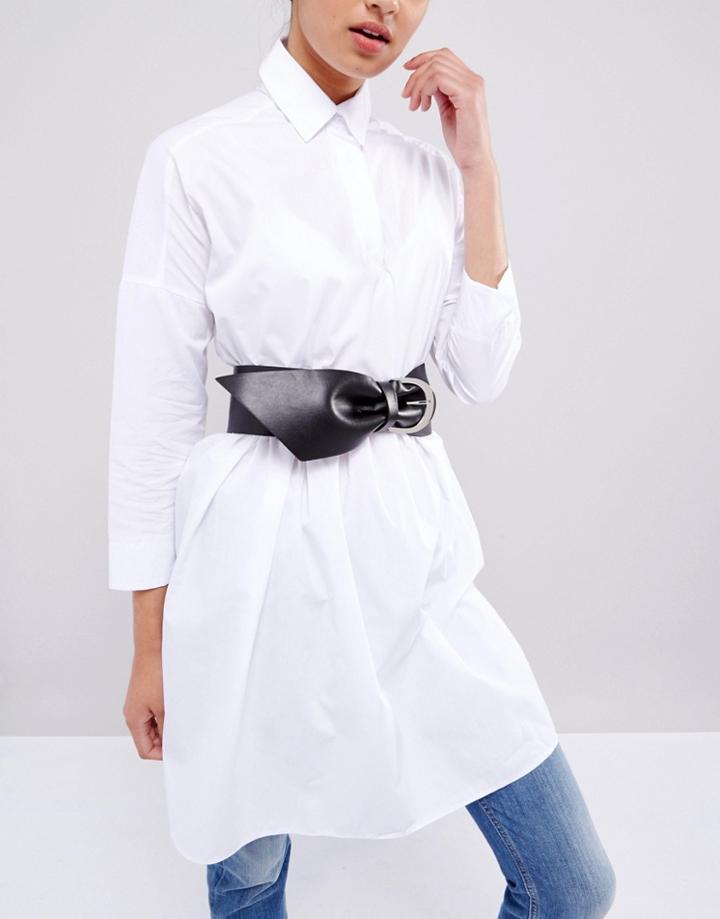 Asos 80s Sash Waist Belt - Black