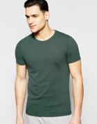 Asos Loungewear Muscle T-shirt In Green - Khaki