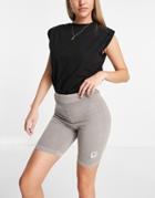 Reebok Legging Shorts In Boulder Gray - Gray