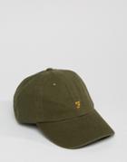 Farah Baseball Cap Khaki Green - Green