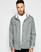 Rains Waterproof Short Jacket - Gray