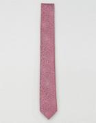 Noose & Monkey Wedding Tie In Floral - Pink