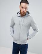 Farah Kyle Slim Fit Hooded Sweat In Gray - Gray