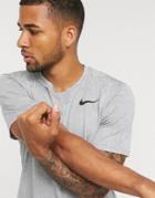 Nike Training Superset T-shirt In Gray