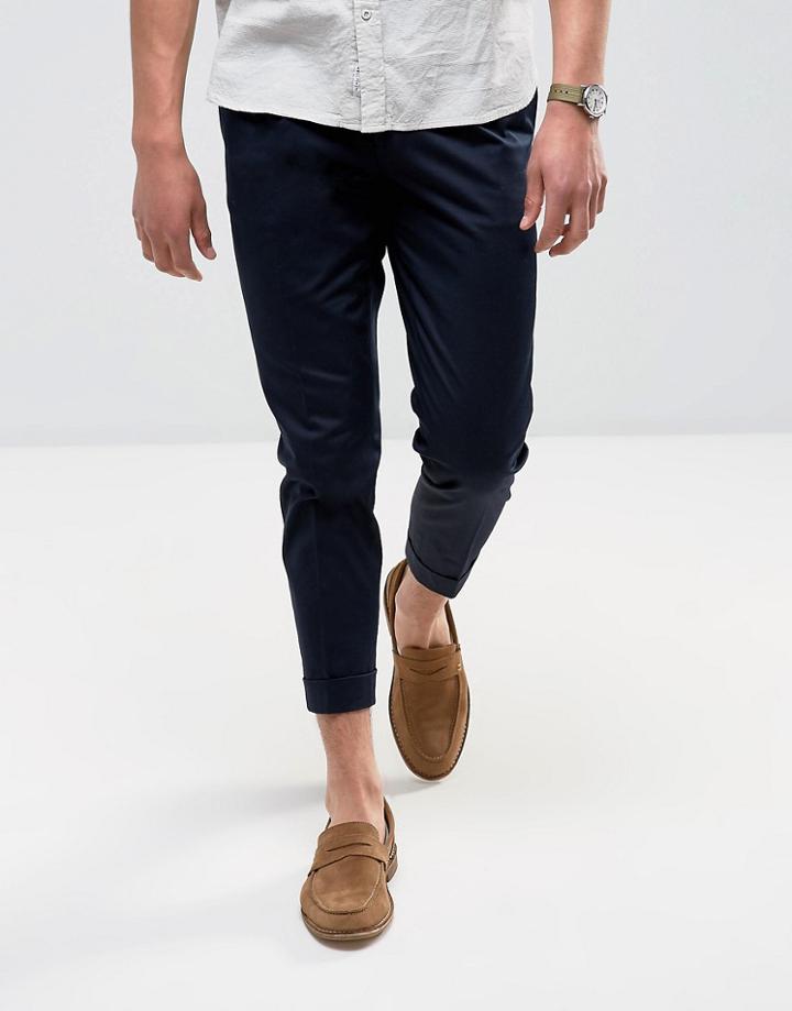 Jack & Jones Premium Slim Smart Chino With Turn Up - Stone