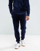 Another Influence Velour Slim Fit Jogger - Navy