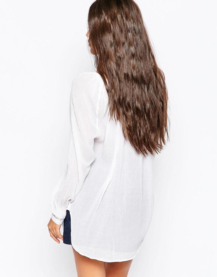 Just Female Aidan White Shirt - 1