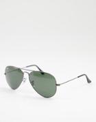 Ray-ban 70's Aviator Sunglasses In Black