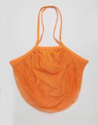 Asos Beach String Shopper Bag - Orange